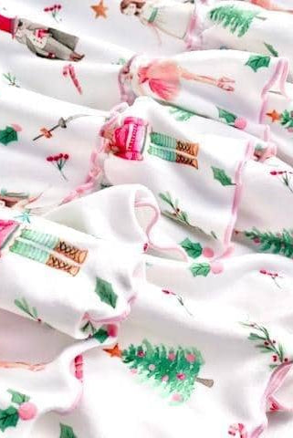 Vintage Nutcracker - Long Sleeve Cloud Soft Lounge Gown