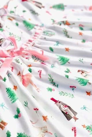 Vintage Nutcracker - Long Sleeve Cloud Soft Lounge Gown