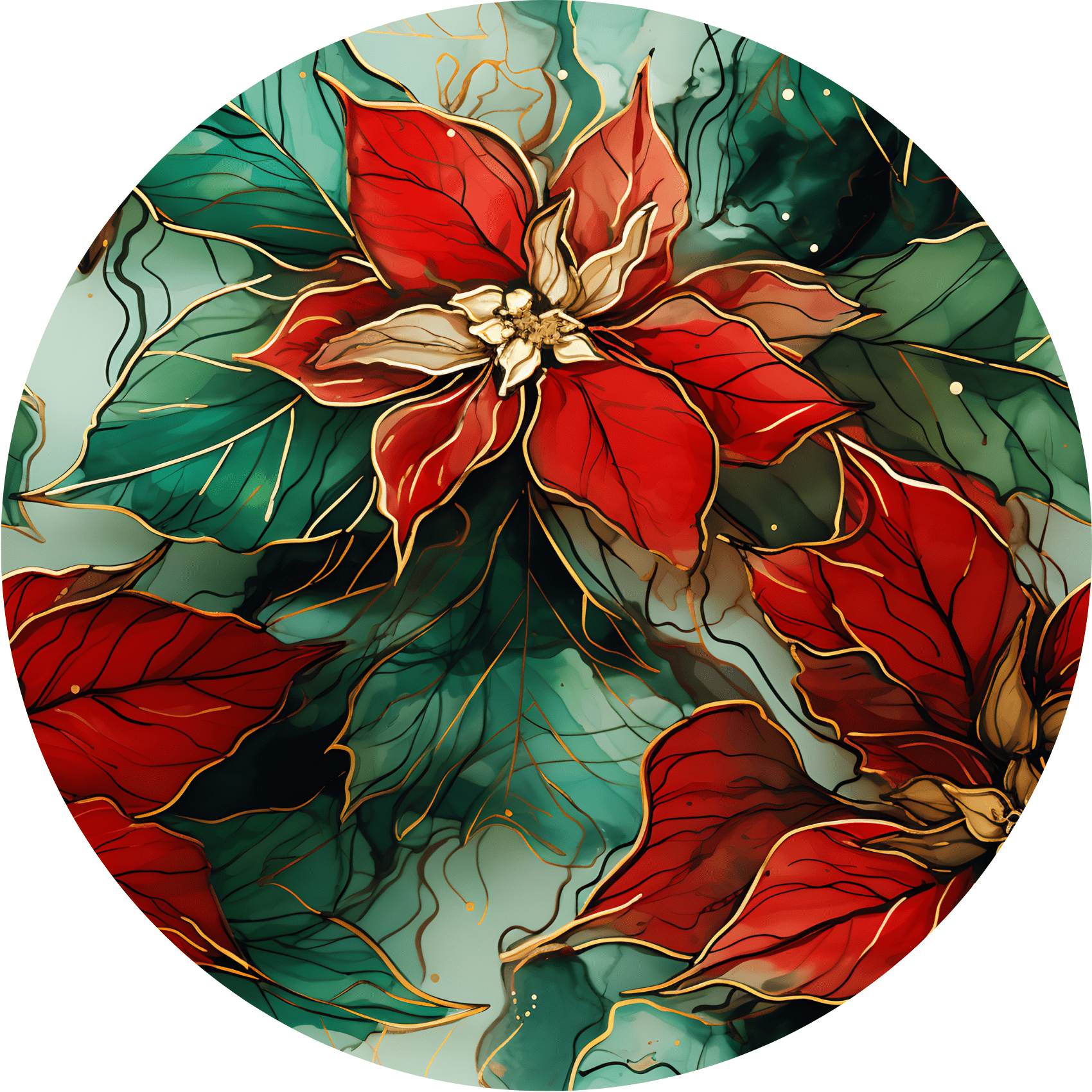 Golden Poinsettia