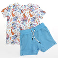 Hoppy Stitch - Kids Bamboo Short Sleeve & Short Set