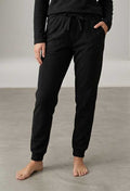 Simply Solids Black to Reality - Women's Bamboo Lounge Joggers