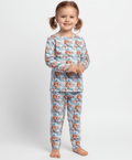 40% Off  Royals & Rebels Frosted Blossoms - Bamboo Long Sleeve Lounge Set