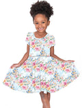 Castles & Cartoons Fairytale Dreams - Girls Short Sleeve Bamboo Twirl Dress