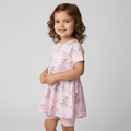 Adventure Awaits Pink Palace - Bamboo Short Sleeve & Shorts Peplum Set