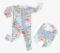 Castles & Cartoons Fairytale Dreams - Bambbo Ruffled Zippy Romper (EST SHIP MID OCT)