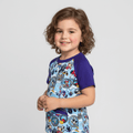 Royal Quest Magical Voyage - Kids Short Sleeve Bamboo Baseball Tee