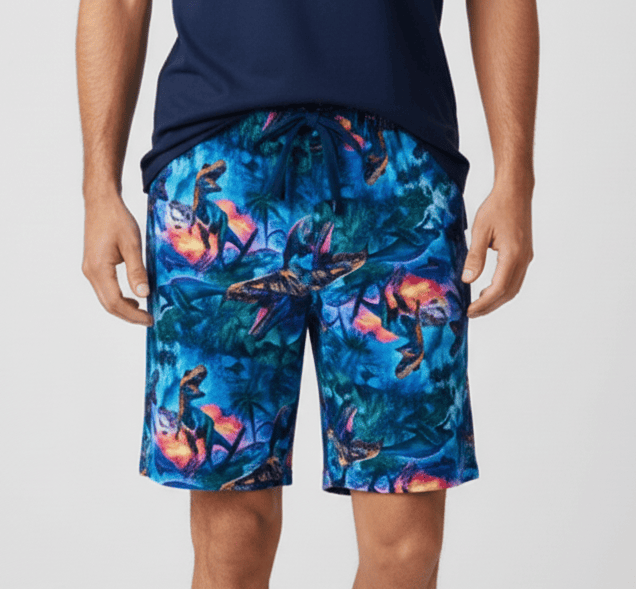Rough & Rowdy Dinosaur Kingdom - Men's Bamboo Lounge Shorts – Charlies ...