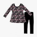 Boo Bash Evil Magic - Bamboo Long Sleeve & Pants Peplum Set