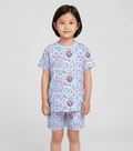 Fairytale Favorites Frozen Flowers - Bamboo Short Sleeve Short Lounge Set