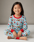 [Pre Sale] Festive Favorites Holidays with the Gang - Bamboo Long Sleeve Lounge Set (EST SHIP EARLY NOV)