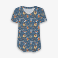 Boo Bash Magical Haunting - Women's Bamboo V Neck Short Sleeve Top