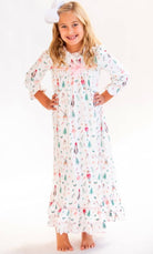 Vintage Nutcracker - Long Sleeve Cloud Soft Lounge Gown