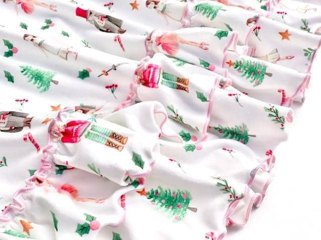 Vintage Nutcracker - Long Sleeve Cloud Soft Lounge Gown