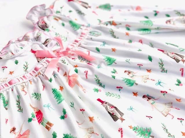 Vintage Nutcracker - Long Sleeve Cloud Soft Lounge Gown