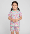 Fairytale Favorites Sea Princess Splashes - Bamboo Short Sleeve Short Lounge Set