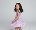 Magic Makers Tower Tales - Girls Flutter Sleeve Bamboo Twirl Dress