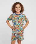 Rough & Rowdy Super Sonic - Bamboo Short Sleeve Short Lounge Set