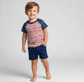 Summer Vibes American Patriot - Kid's Bamboo Daywear Short Set