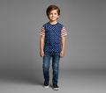 Summer Vibes American Patriot - Kids Short Sleeve Bamboo Baseball Tee