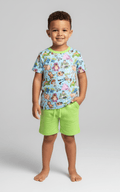 Summer Vibes Toy Box Tales - Kid's Bamboo Daywear Short Set