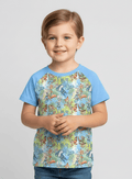 Royal Quest Zoo Crew - Kids Short Sleeve Bamboo Baseball Tee