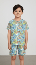 Royal Quest Zoo Crew - Bamboo Short Sleeve Short Lounge Set