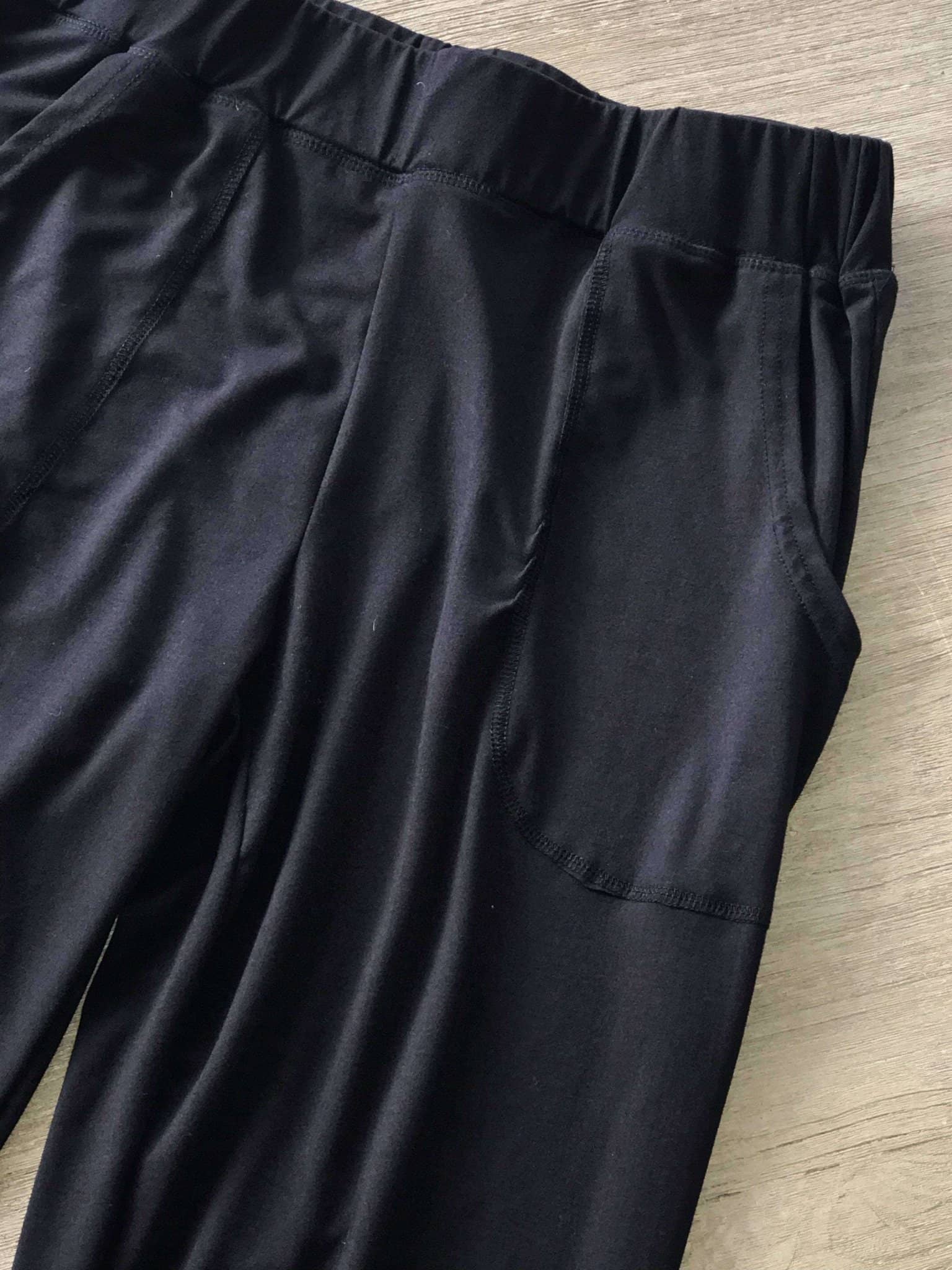 Soft Comfy Black Lounge Joggers