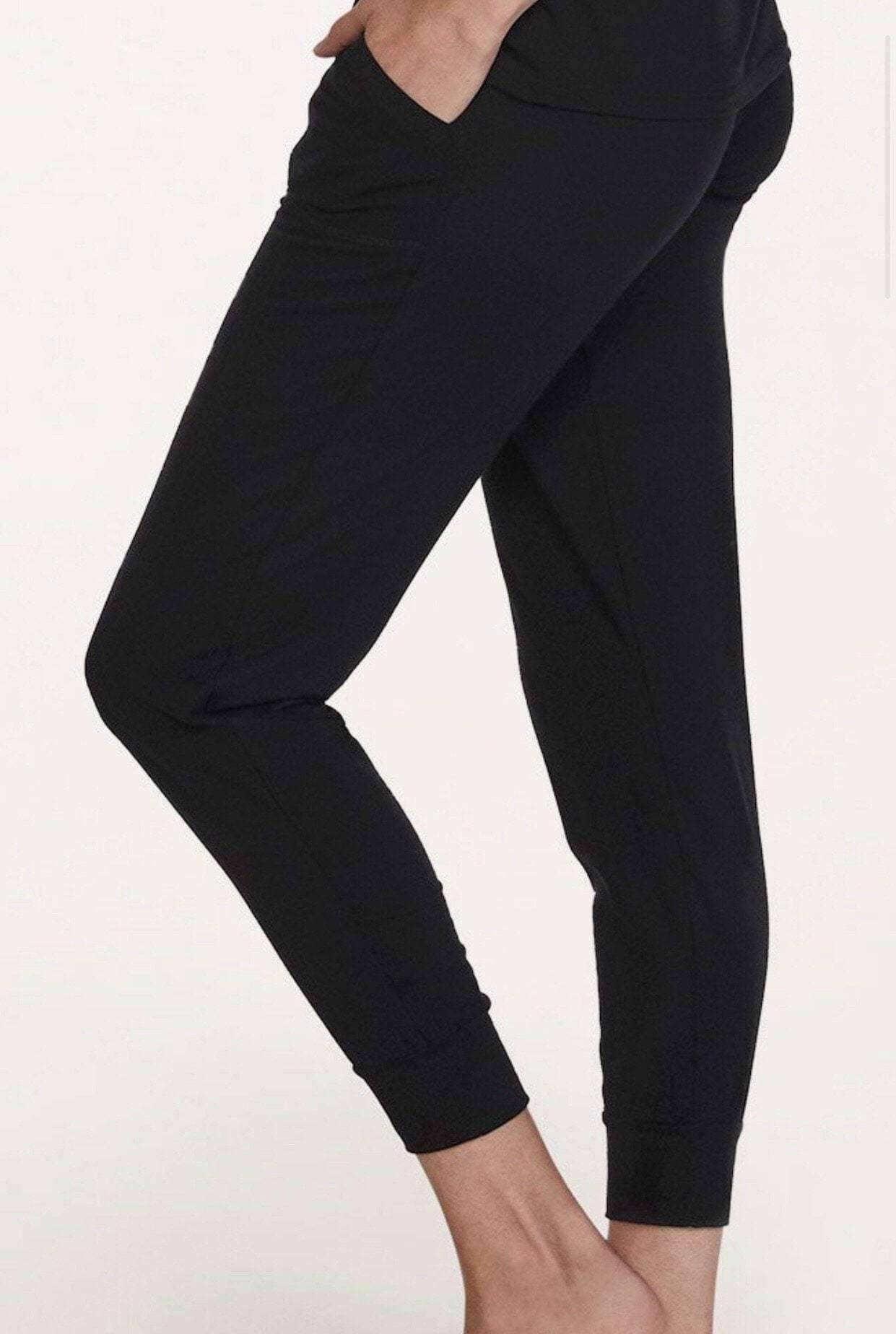 Soft Comfy Black Lounge Joggers