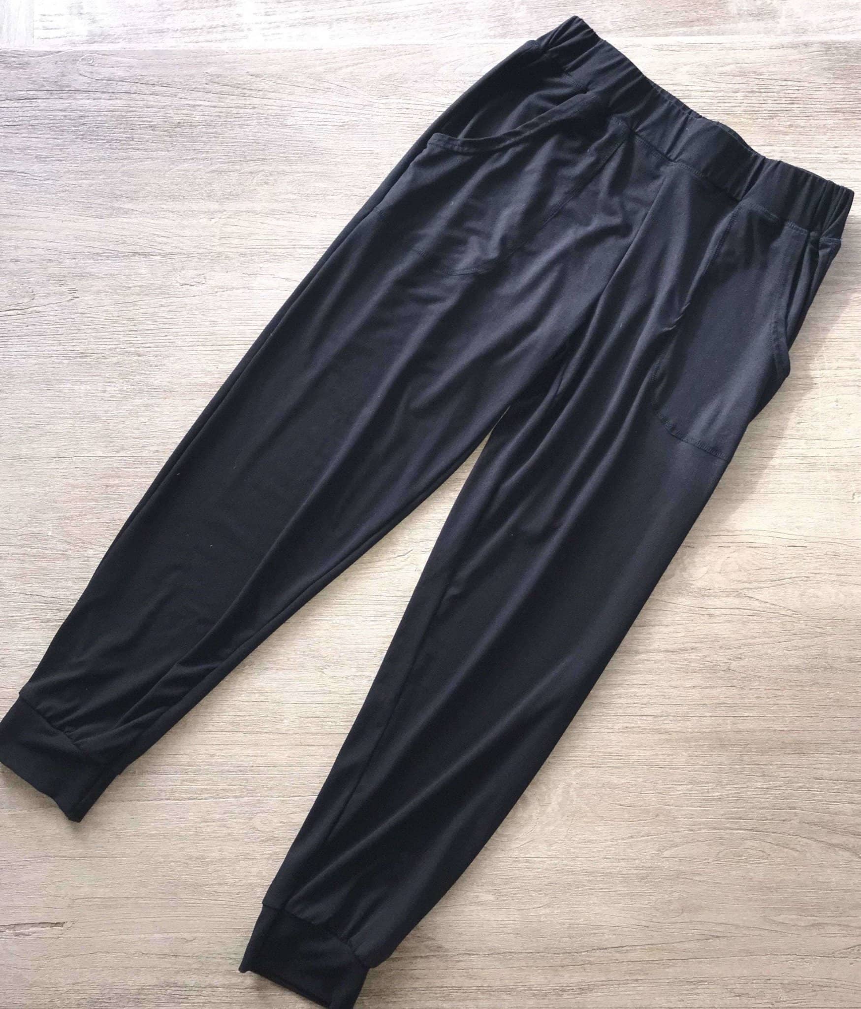 Soft Comfy Black Lounge Joggers